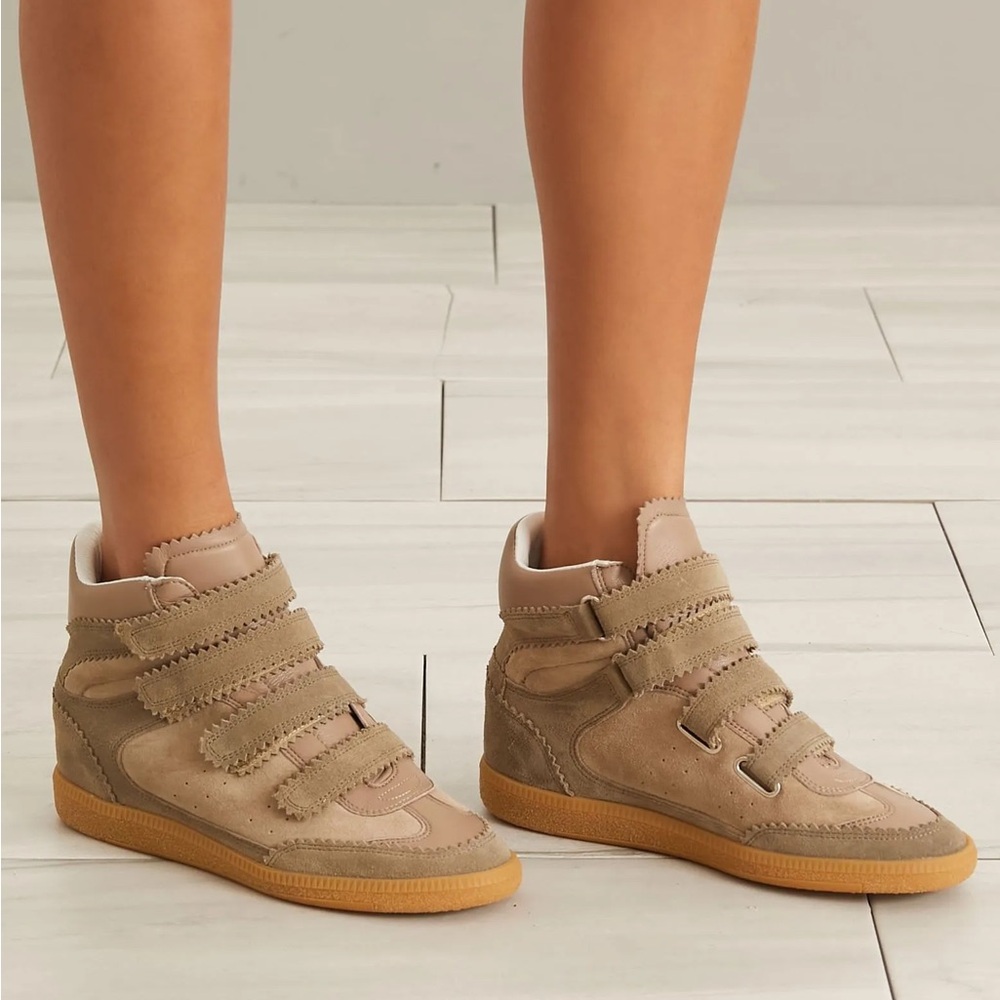 Isabel Marant Tan Bilsy sneaker